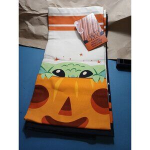 Disney Store Star Wars Baby Yoda Halloween Kitchen Towel Set of 2 NWT Lb